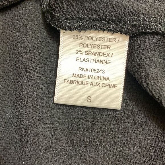 BOBEAU Blouse pullover keyhole back closure 3/4 sleeves with ruching women’s S - Picture 6 of 12